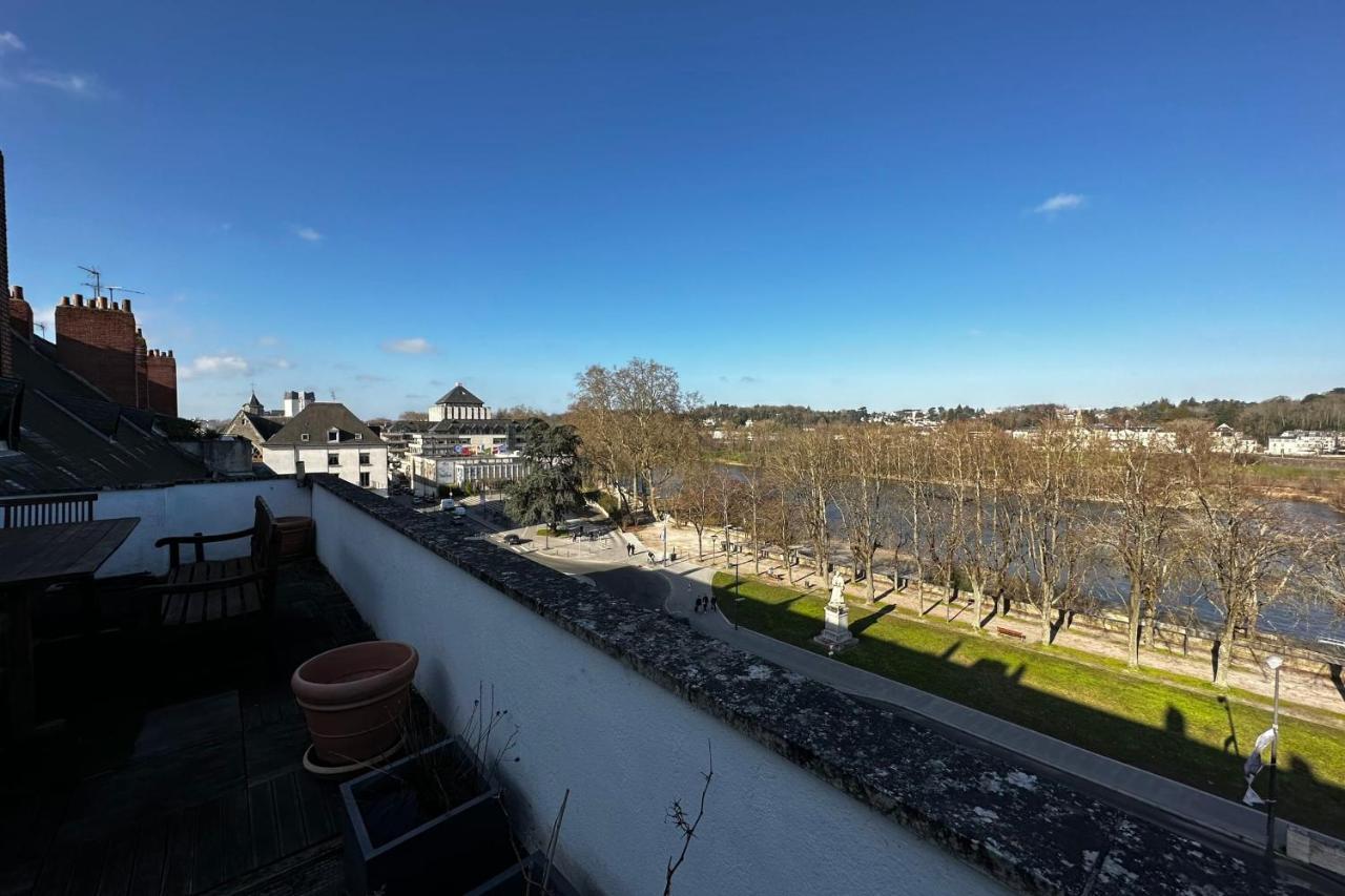 Beautiful Apartment With Terrace - Loire View Tours Kültér fotó